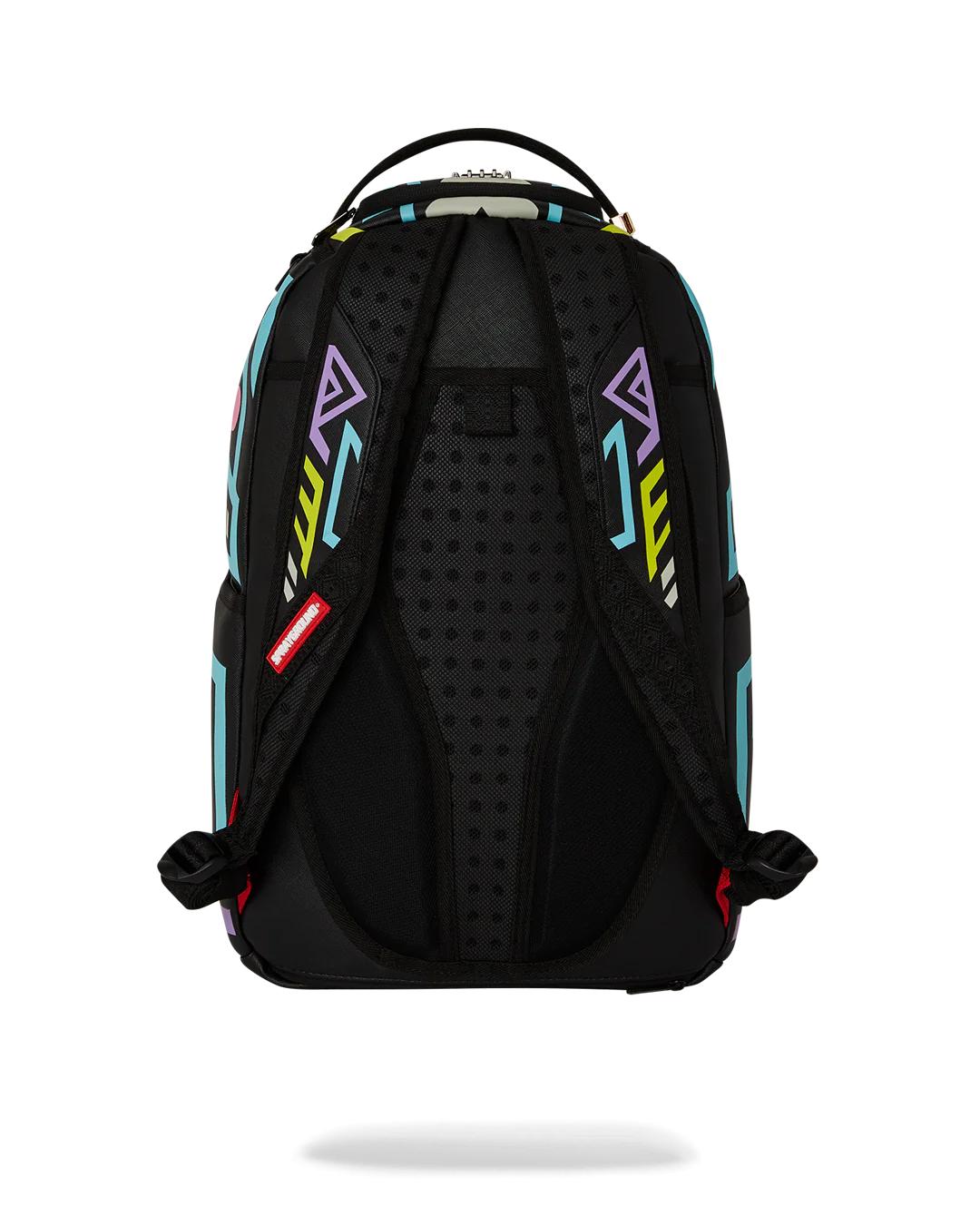 Sprayground A.I. PATH TO THE FUTURE III BACKPACK - SANDFLOWER COLLAB (GLOW IN THE