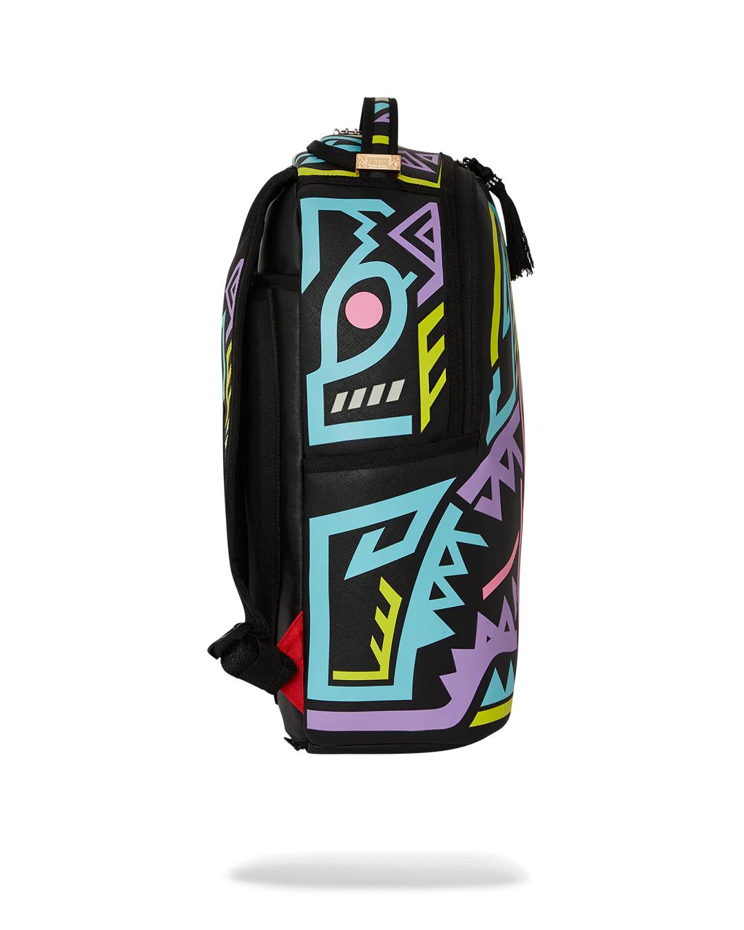 Sprayground A.I. PATH TO THE FUTURE III BACKPACK - SANDFLOWER COLLAB (GLOW IN THE