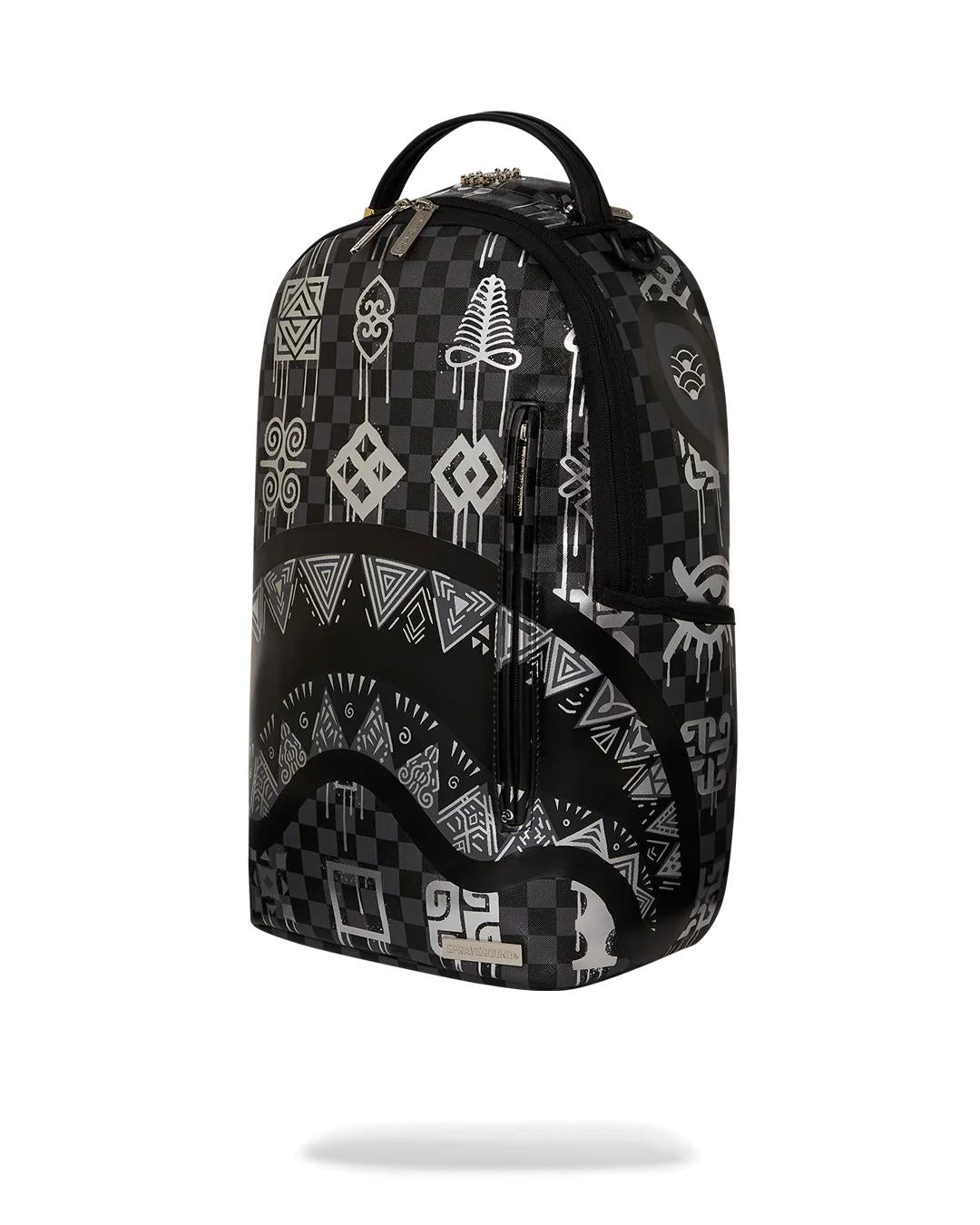 Sprayground AFRICAN INTELLIGENCE 9 POWER GLYPHICS BACKPACK - SANDFLOWER COLLAB