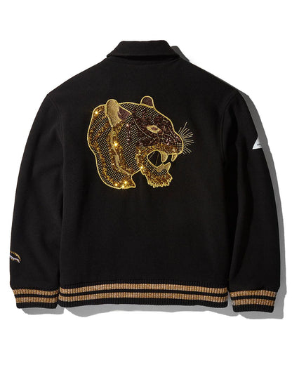 Sprayground A.I.9 AFRICAN INTELLIGENCE GUILDED LEOPARD - SANDFLOWER COLLAB VARSITY