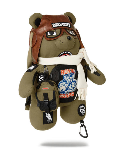 Sprayground CALL OF DUTY AVIATOR FEARLESS MONEYBEAR TEDDYBEAR BACKPACK
