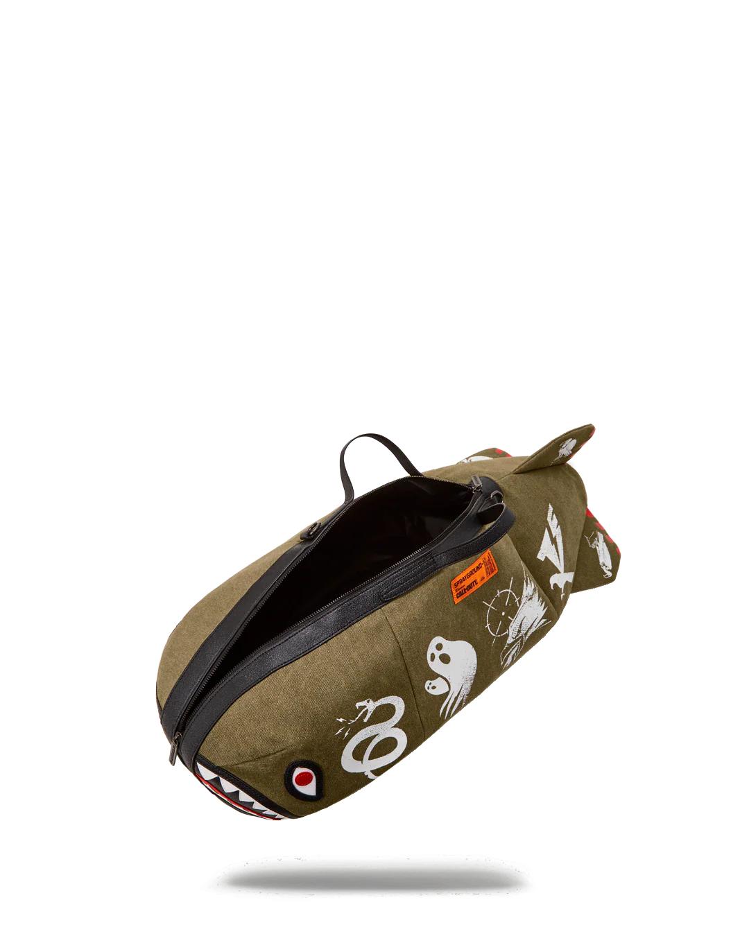 Sprayground CALL OF DUTY SHARK TORPEDO DUFFLE