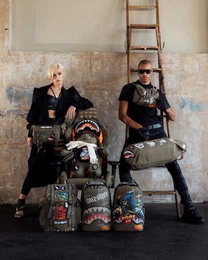 Sprayground CALL OF DUTY SHARK TORPEDO DUFFLE