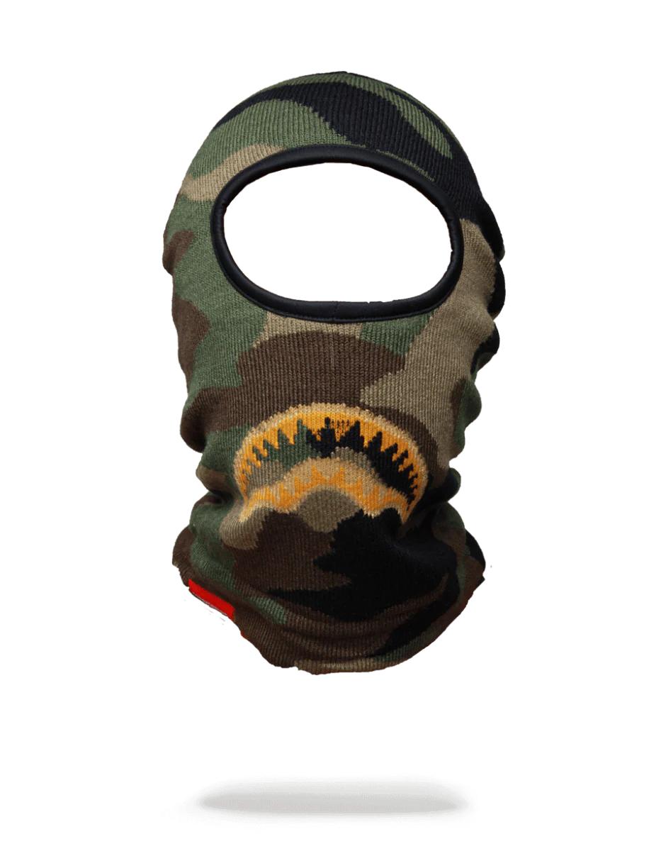Sprayground GOLD KNIT SHARK MOUTH SKI MASK