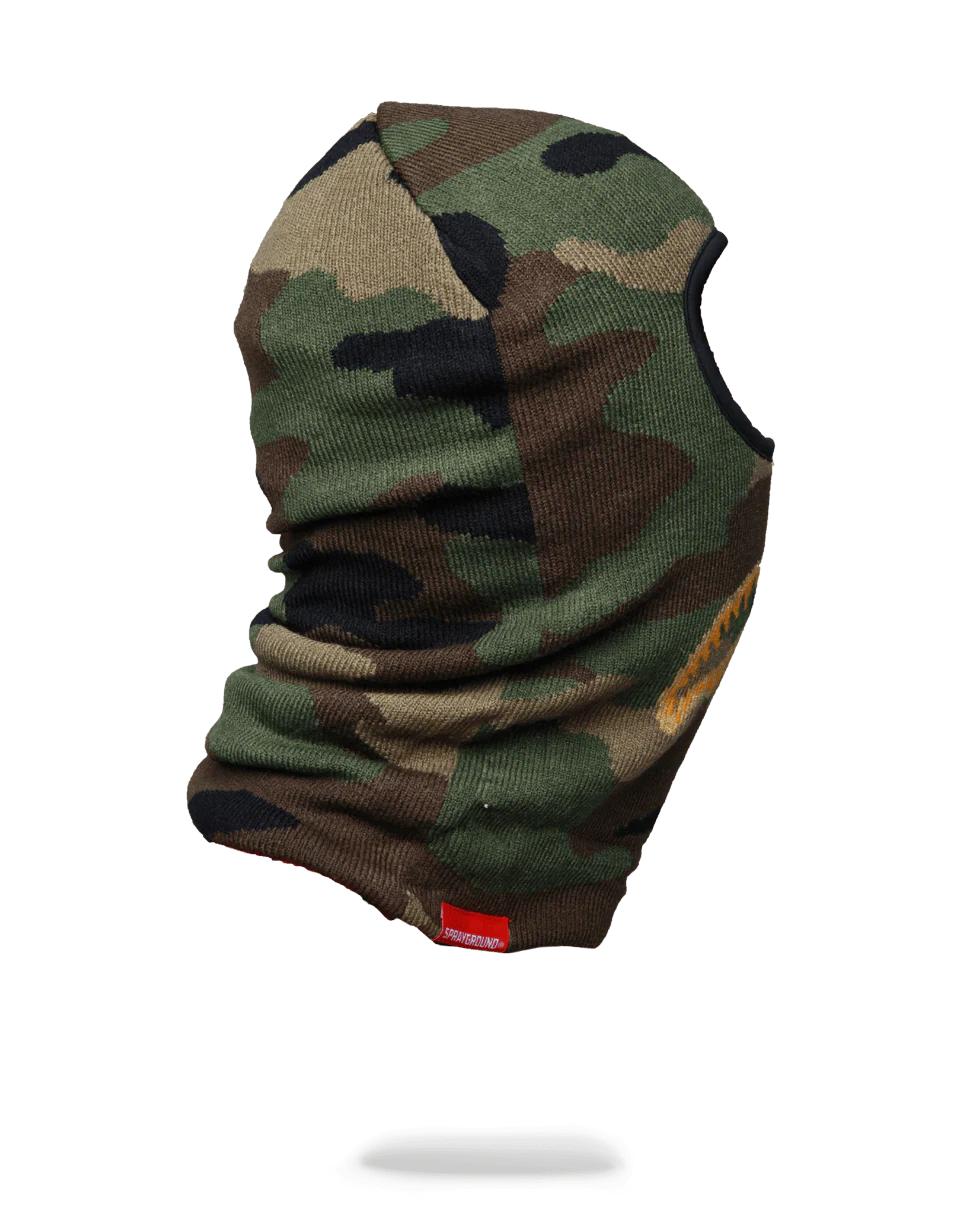 Sprayground GOLD KNIT SHARK MOUTH SKI MASK
