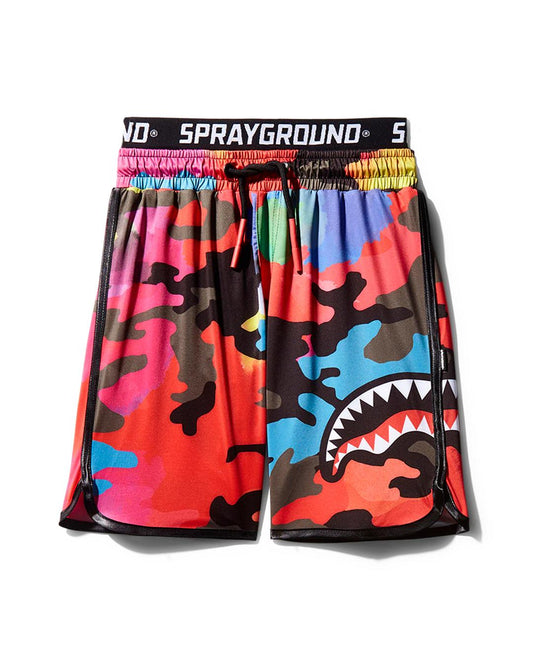Sprayground KIDS CAMOBURST SWIM TRUNKS