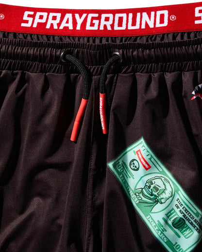 Sprayground PATCH ALL-IN CORTO SWIM TRUNKS (BLACK)