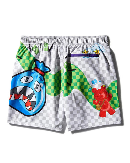Sprayground WTF ART SHOTO SWIM TRUNKS