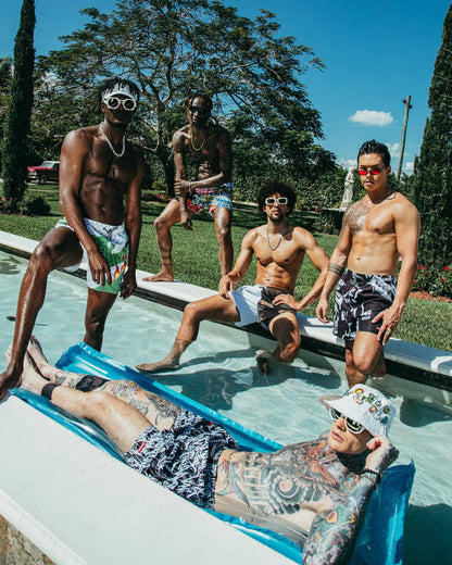 Sprayground WTF ART SHOTO SWIM TRUNKS