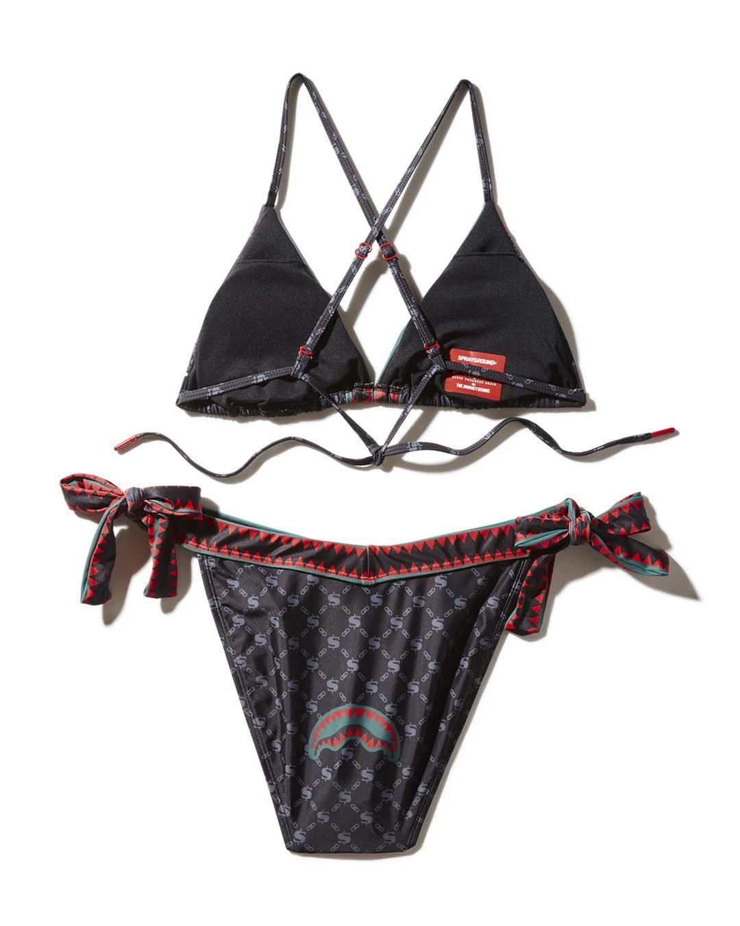 Sprayground MIDNIGHT MONEY PATTERN BIKINI