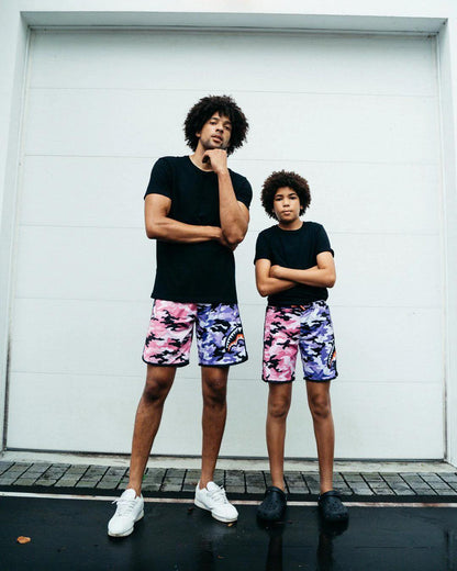 Sprayground KIDS SPLIT CAMO SWIM TRUNKS