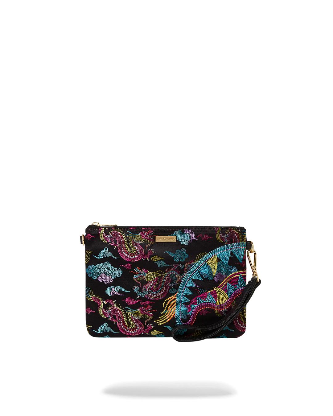 Sprayground EMBROIDERED DRAGONS CROSSOVER CLUTCH