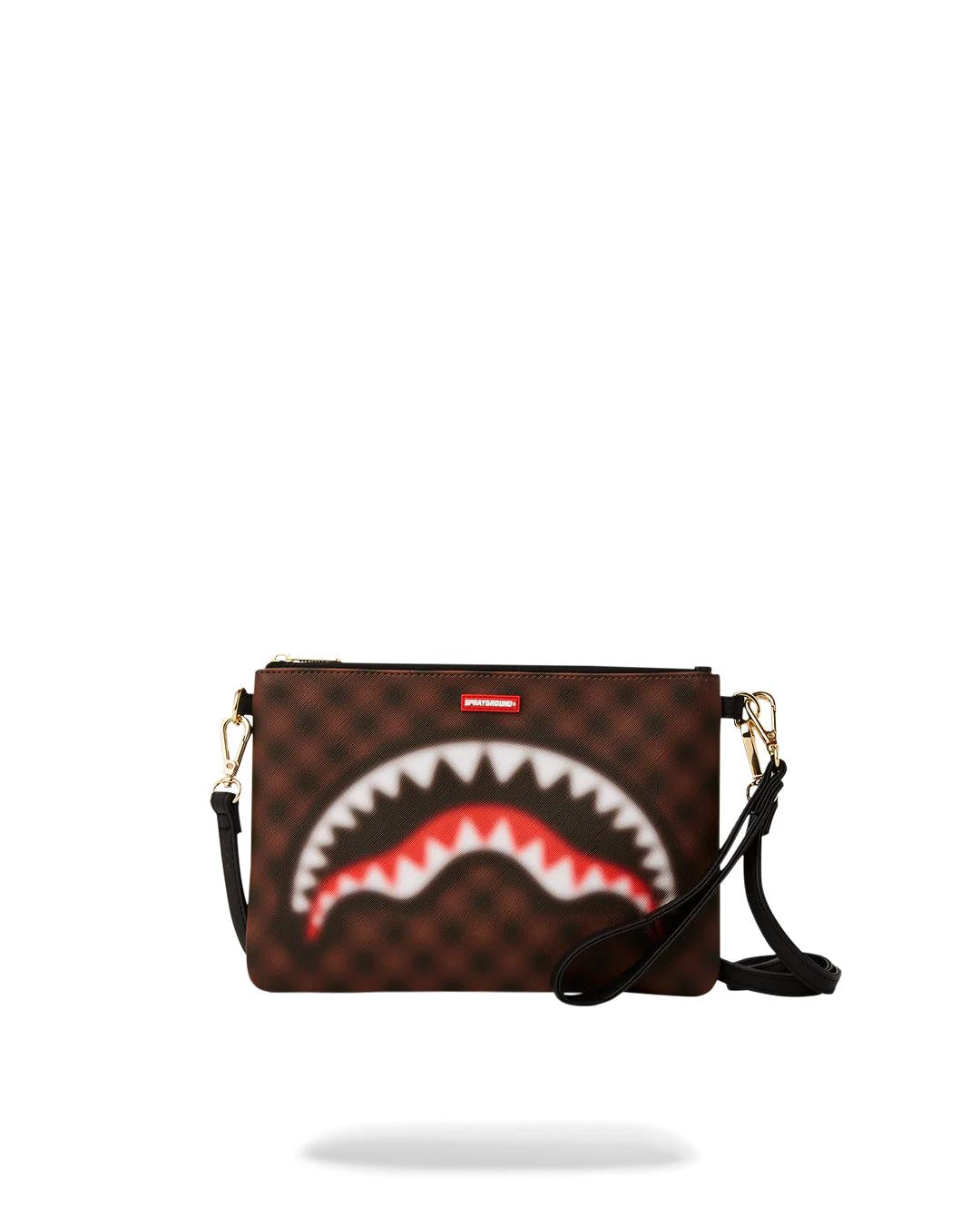 Sprayground SHARKS IN PARIS BLUR EFFECT CROSSOVER CLUTCH