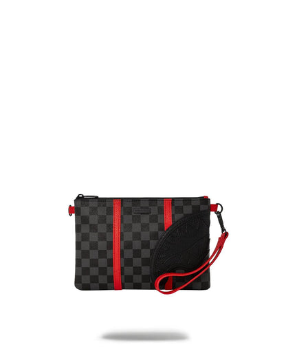 Sprayground MONACO SHARK CLUB CROSSOVER CLUTCH W/ SHOULDER STRAP