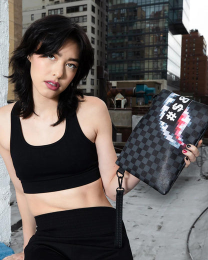 Sprayground WHAT THE BEEP' SHARK CROSSOVER CLUTCH