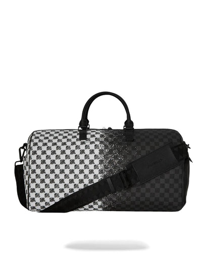 Sprayground SCRIBBLE DRIBBLE CHECK DUFFLE