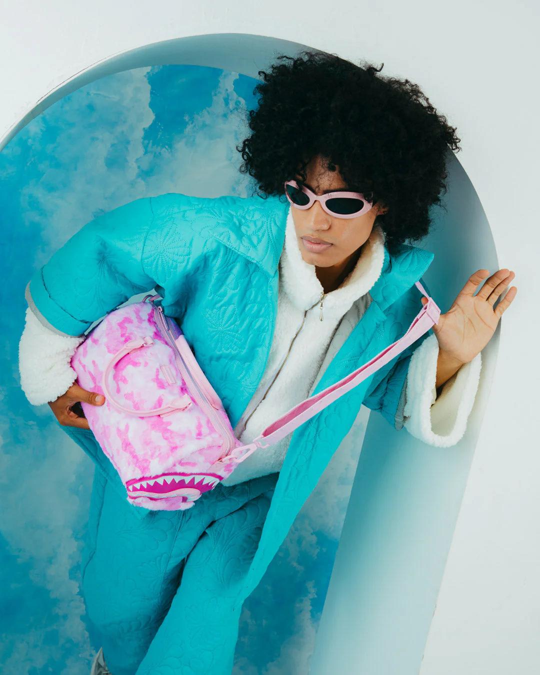 Sprayground FURRROCIOUS IN PINK MINI DUFFLE