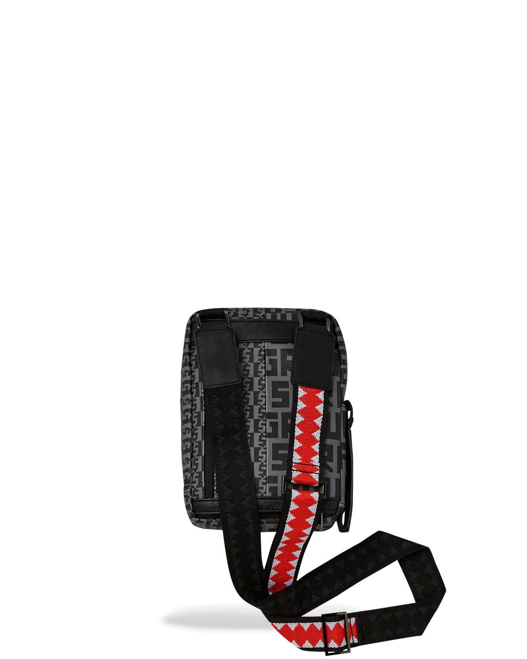 Sprayground SHARKFINITY STEALTH PILOT MESSENGER SLING BAG