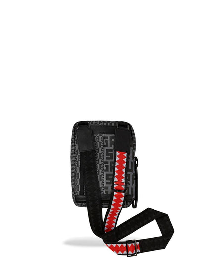 Sprayground SHARKFINITY STEALTH PILOT MESSENGER SLING BAG