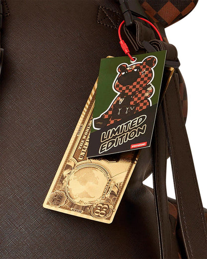 Sprayground CHECKMATE ROYALE MONEYBEAR TEDDYBEAR BACKPACK