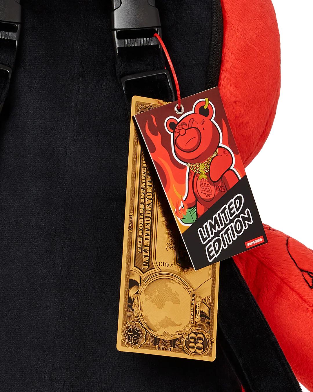 Sprayground DIABLO PLUSH TEDDYBEAR BACKPACK