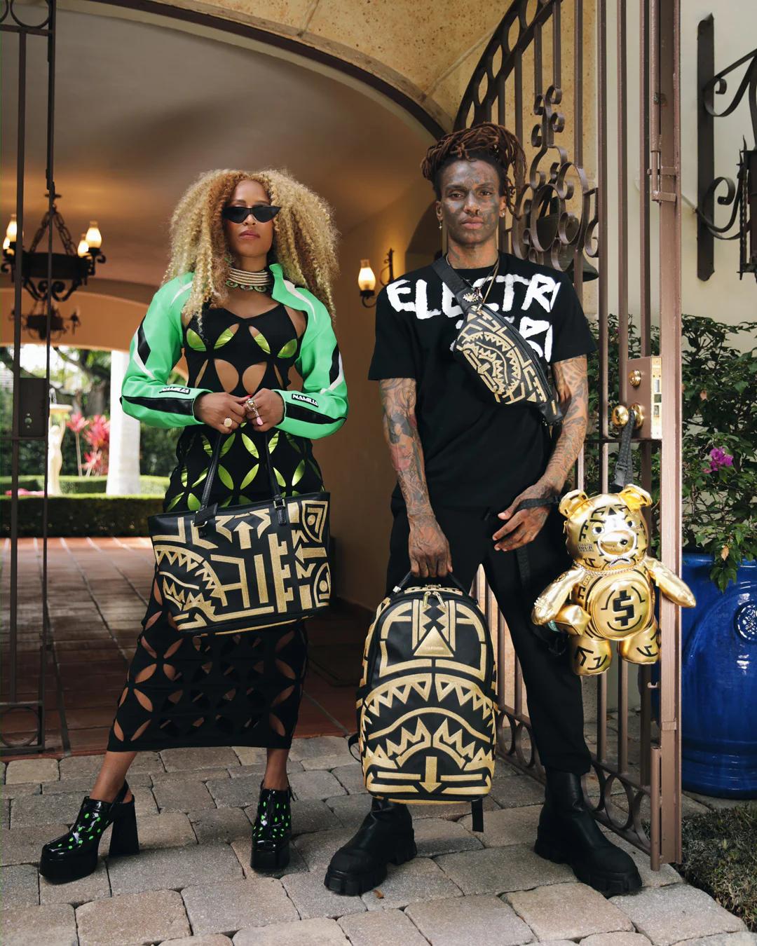 Sprayground A.I.8 AFRICAN INTELLIGENCE PATH TO THE FUTURE II MEDIUM MONEYBEAR TEDD