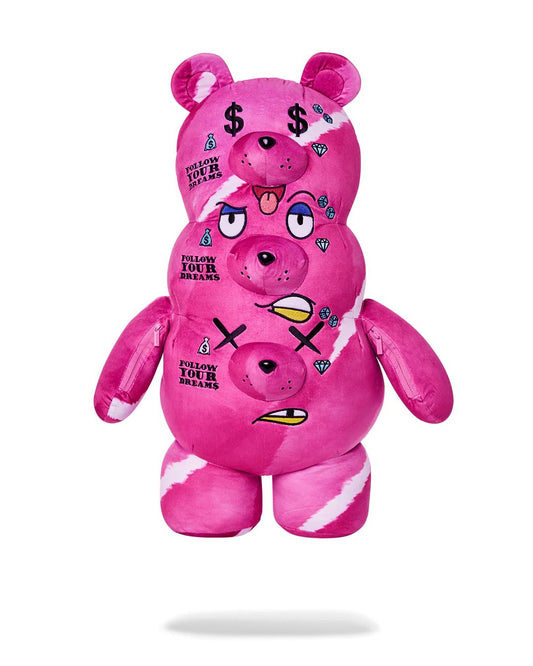 Sprayground THE 3 HEADED BEAR PLUSH TEDDYBEAR BACKPACK