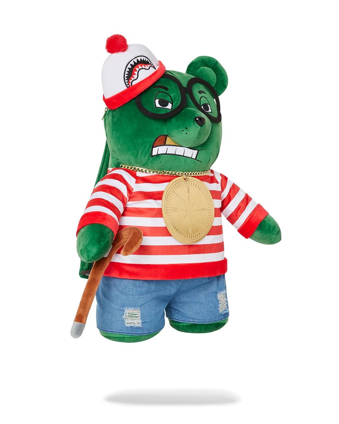 Sprayground WHERES WALDO MONEYBEAR TEDDYBEAR BACKPACK