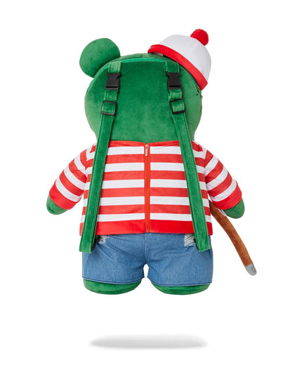 Sprayground WHERES WALDO MONEYBEAR TEDDYBEAR BACKPACK