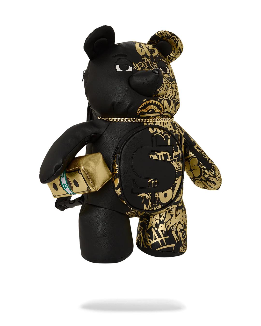 Sprayground HALF GRAFF GLIDE MONEYBEAR TEDDYBEAR BACKPACK