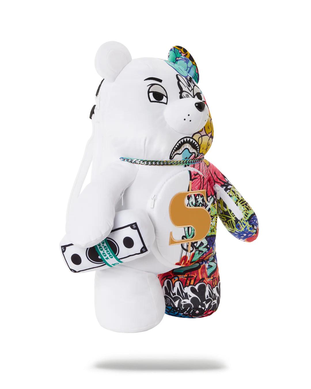 Sprayground HALF GRAFF MONEYBEAR TEDDYBEAR BACKPACK