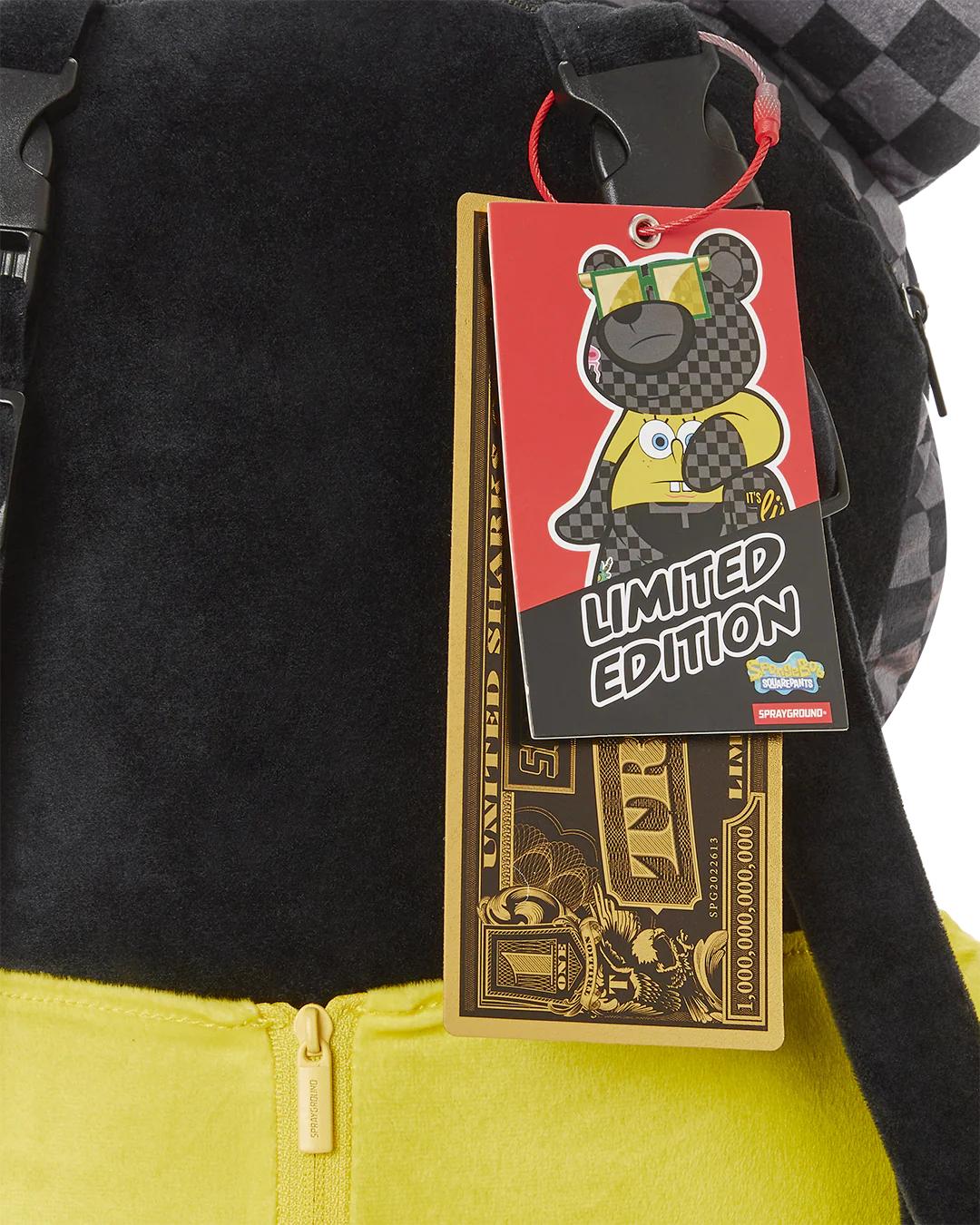 Sprayground SPONGEBOB MONEYBEAR TEDDYBEAR BACKPACK