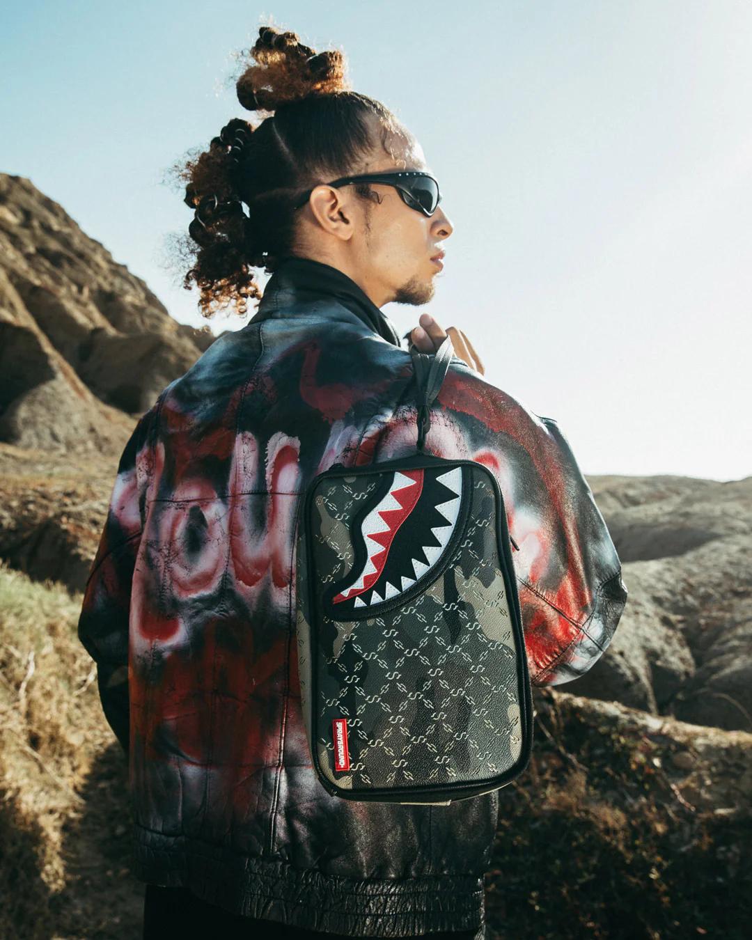 Sprayground LASERS BLAZIN TOILETRY BRICKSIDE BAG