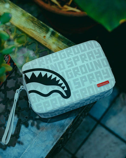 Sprayground SPLIT THE CHECK (PEARL) TOILETRY BAG