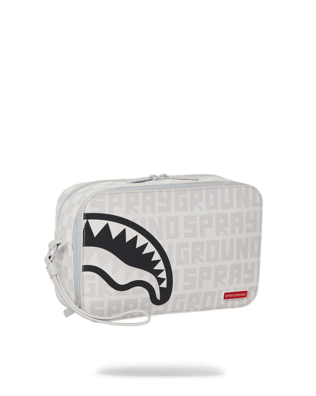 Sprayground SPLIT THE CHECK (PEARL) TOILETRY BAG