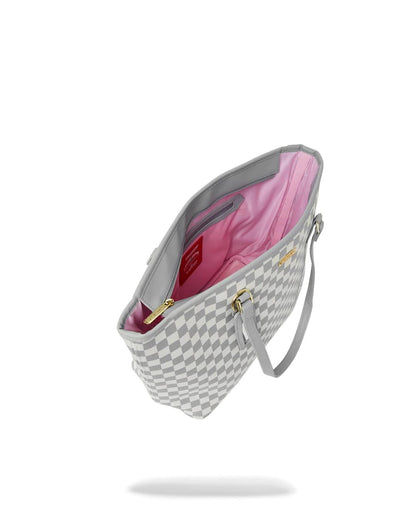 Sprayground KNIT SHARKS IN PARIS IN CREAM TOTE
