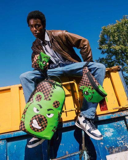 Sprayground GREEN MONEY BEAR WALLET