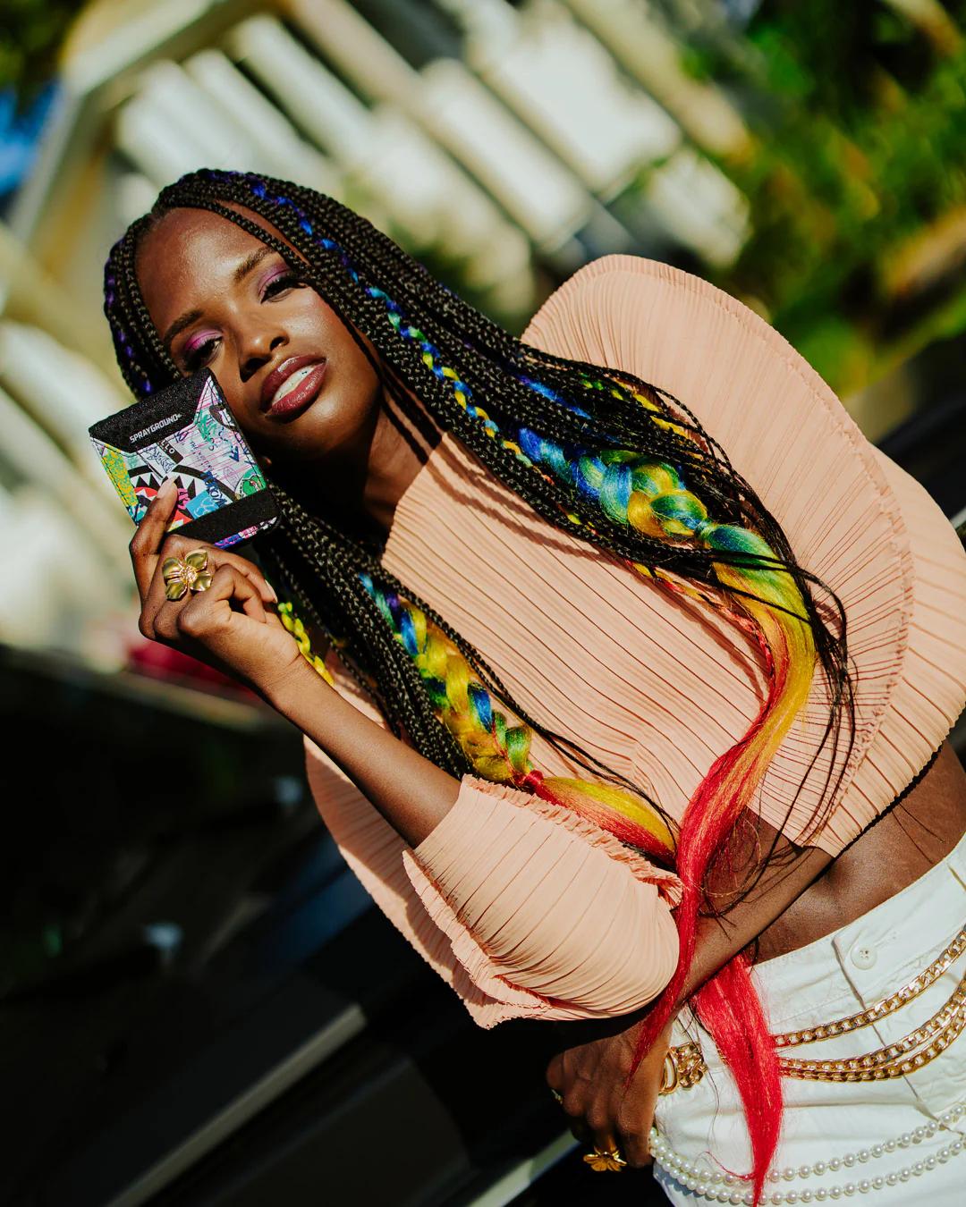 Sprayground CREATE ANOTHER DAY ELASTIC BI-FOLD WALLET