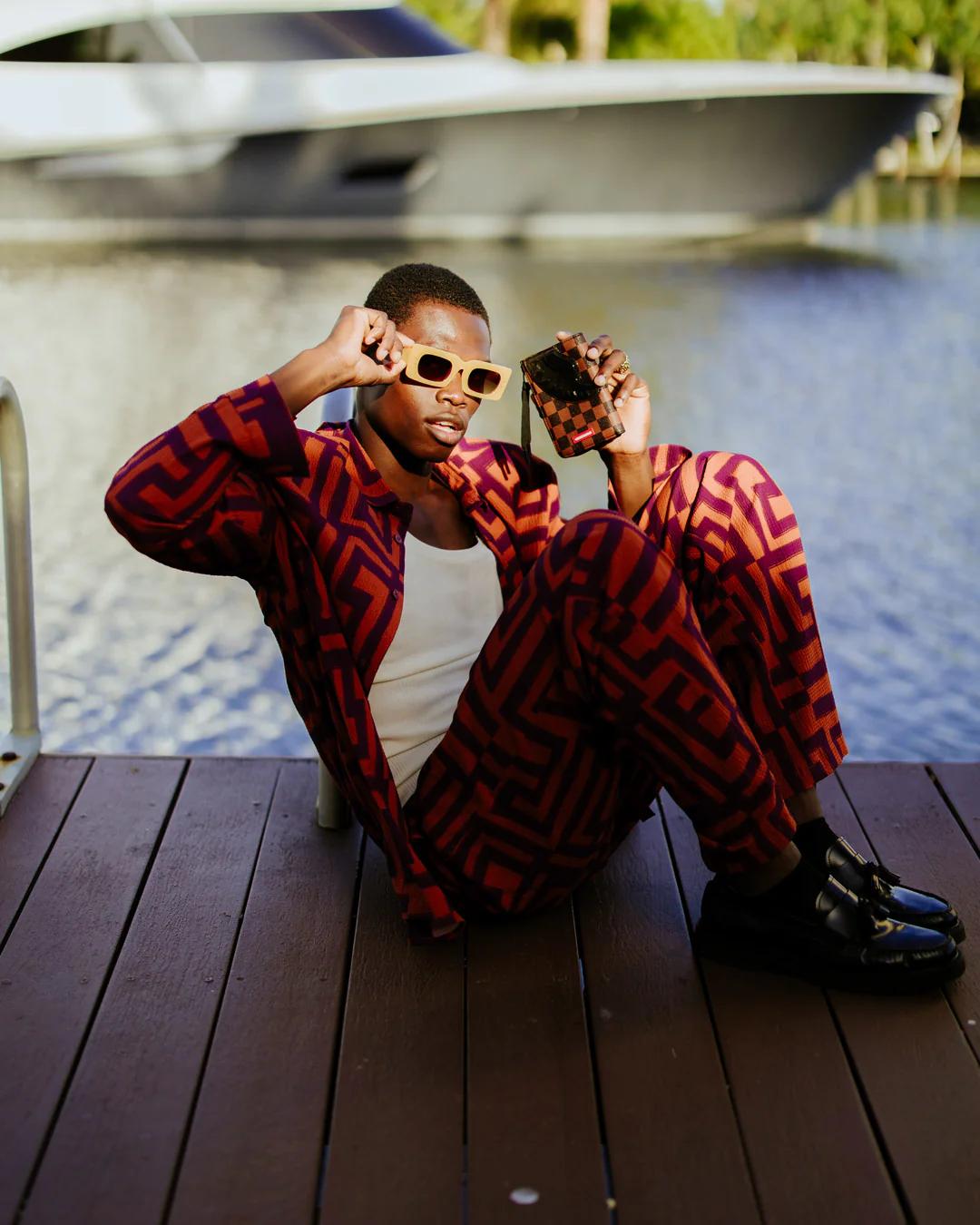 Sprayground SHARKS IN PARIS CLEAR FOR TAKEOFF ZIP-OUT WALLET