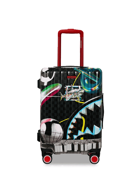 Sprayground MIND TRIP SHARK DOSE SHARKNAUTICS HARDSHELL CARRY-ON LUGGAGE