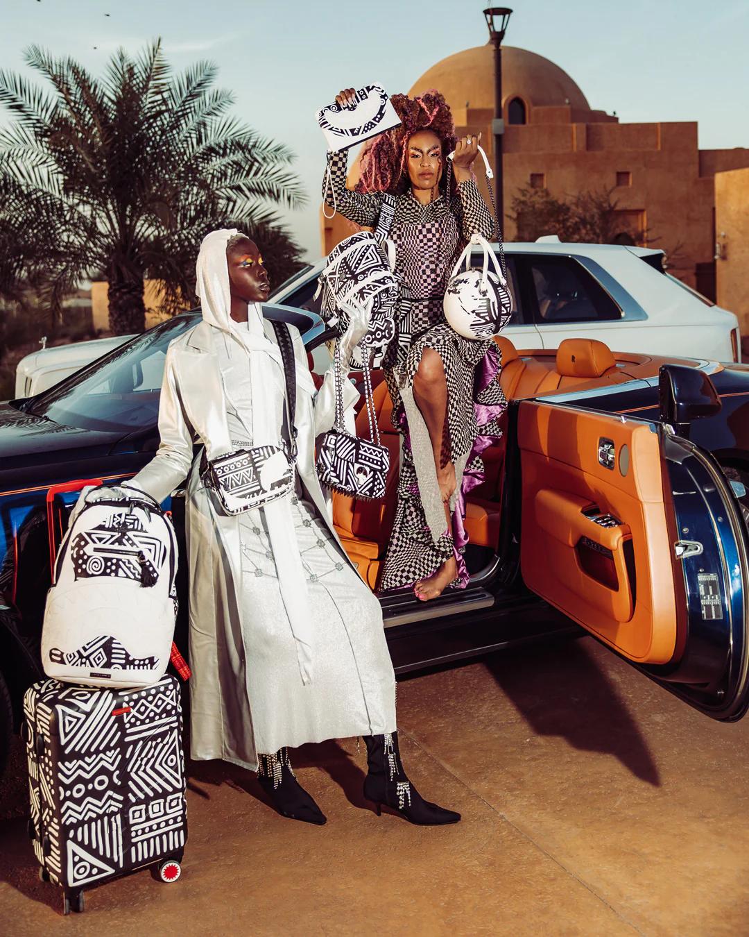 Sprayground A.I.8 AFRICAN INTELLIGENCE - ORIGIN STORY SHARKNAUTICS HARDSHELL CARRY
