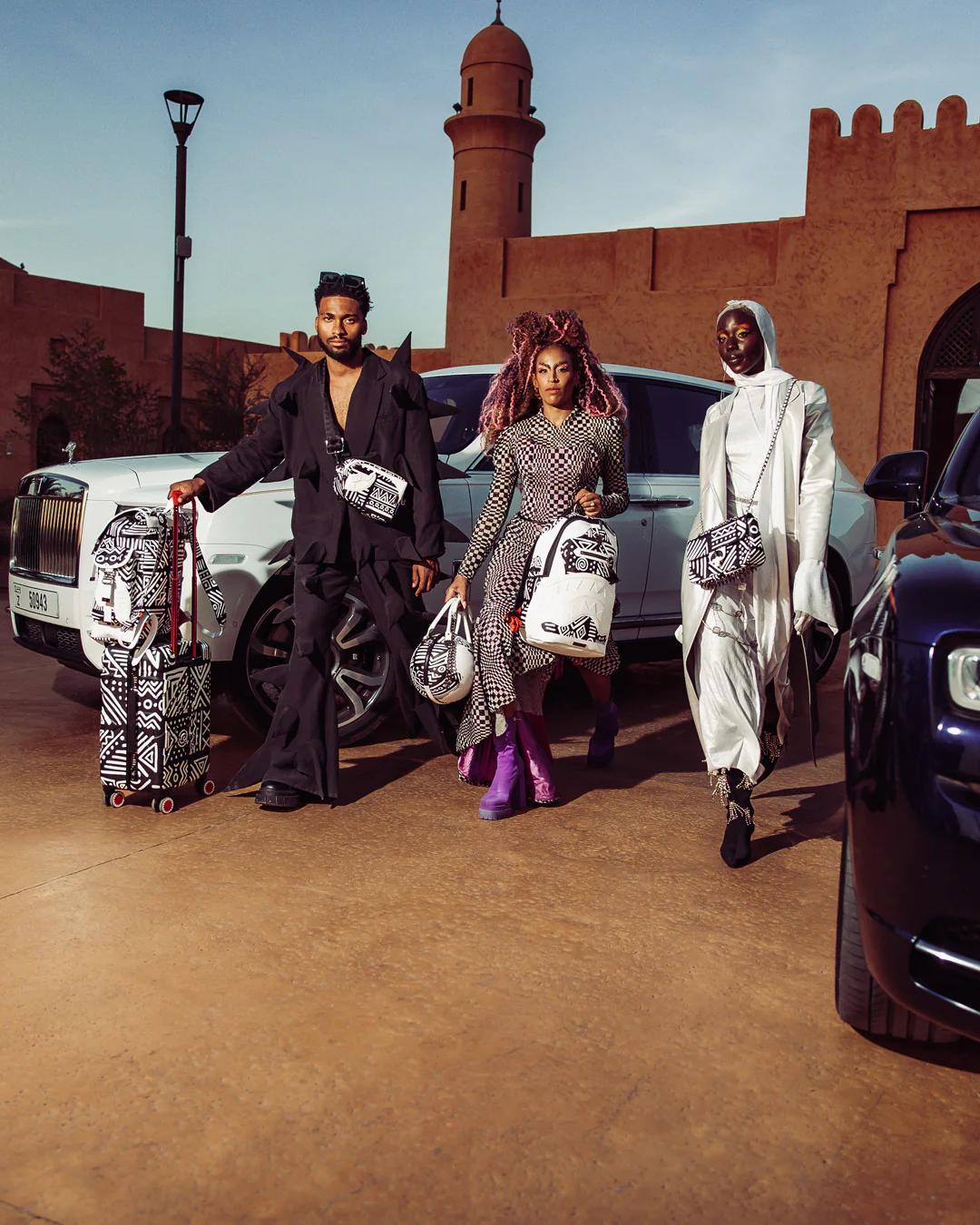 Sprayground A.I.8 AFRICAN INTELLIGENCE - ORIGIN STORY SHARKNAUTICS HARDSHELL CARRY