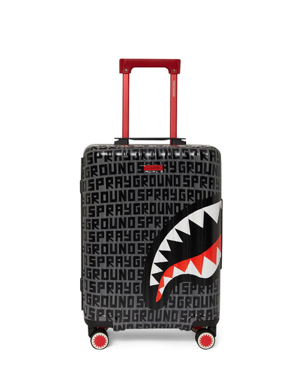 Sprayground SHARKFINITY STEALTH PILOT SHARKNAUTICS HARDSHELL CARRY-ON LUGGAGE