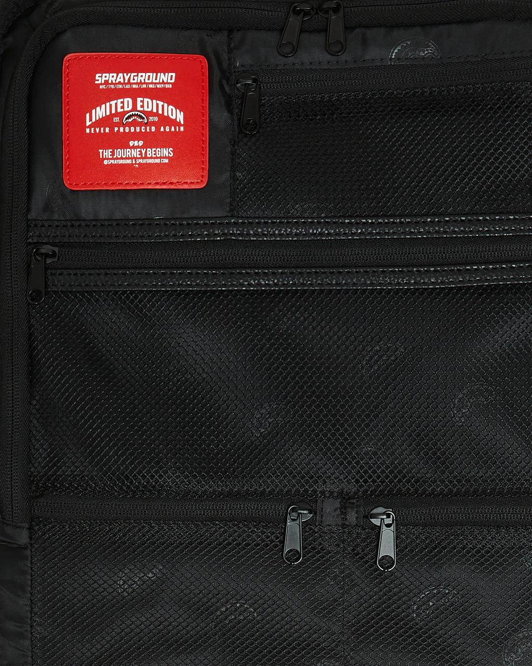 Sprayground RACEWAY SHADOW PHANTOM JETSETTER CARRY-ON LUGGAGE