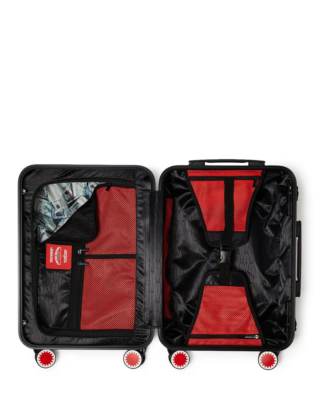 Sprayground GLOBAL MOGUL POPAGANDA RON ENGLISH EDITION HARDSHELL CARRY-ON LUGGAGE