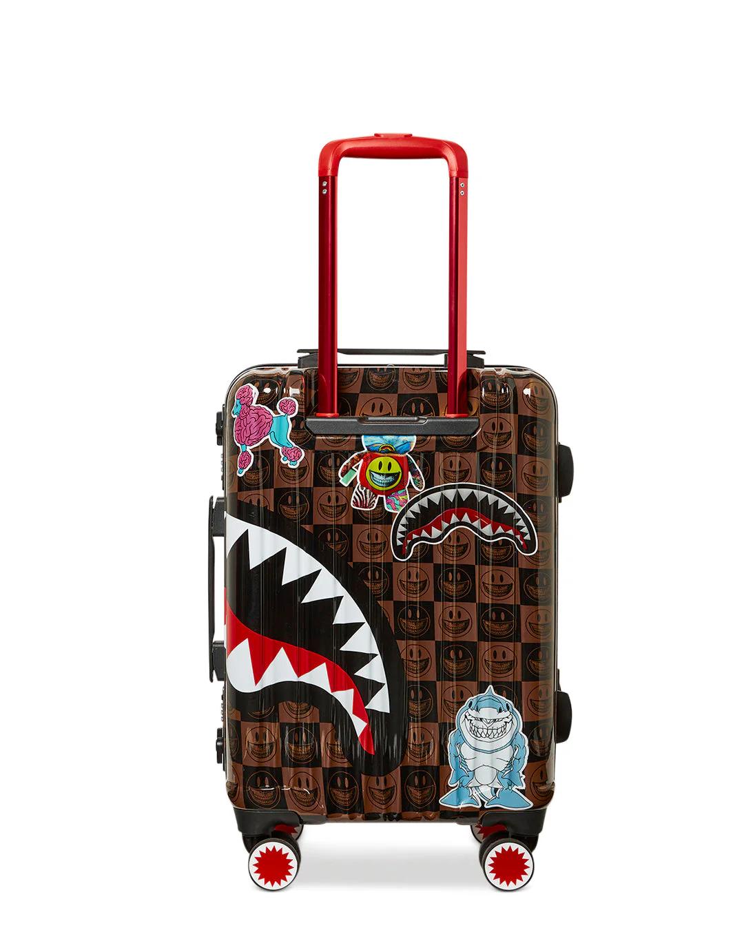 Sprayground GLOBAL MOGUL POPAGANDA RON ENGLISH EDITION HARDSHELL CARRY-ON LUGGAGE