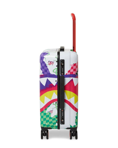 Sprayground DREAMY TECHNICOLOR SHARKNAUTICS HARDSHELL CARRY-ON LUGGAGE