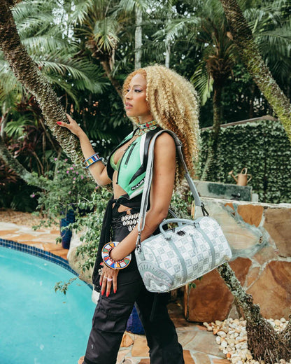 Sprayground A.I.8 AFRICAN INTELLIGENCE BOOKED & BUSY MINI DUFFLE