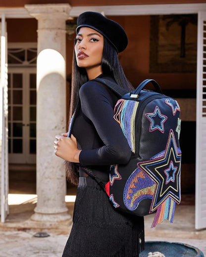 Sprayground STAR RACER A.I.7 SANDFLOWER COLLAB BEADED BACKPACK