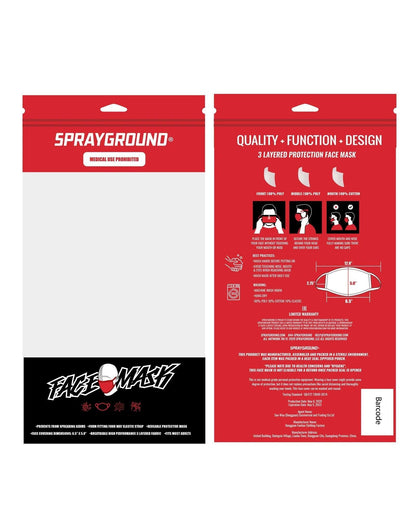 Sprayground 3AM SHARK FORM-FITTING MASK